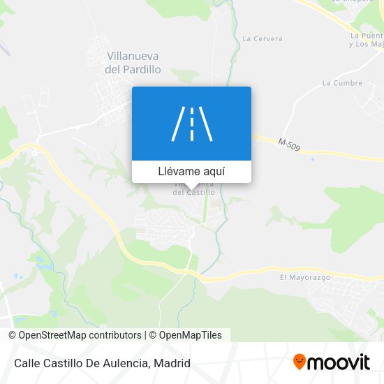 Mapa Calle Castillo De Aulencia