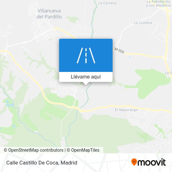 Mapa Calle Castillo De Coca