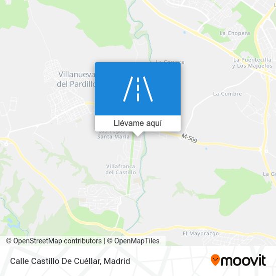 Mapa Calle Castillo De Cuéllar