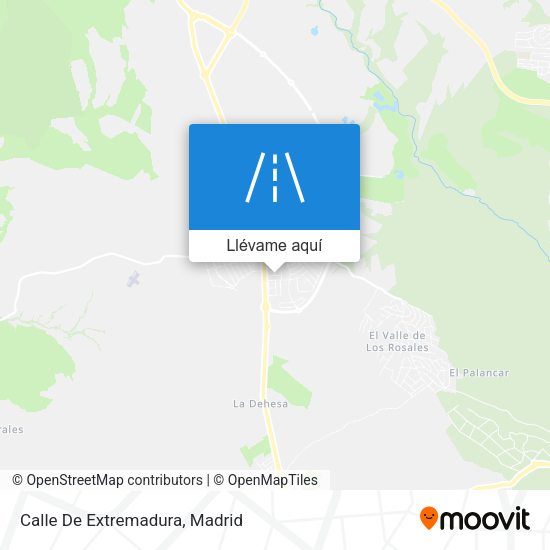 Mapa Calle De Extremadura