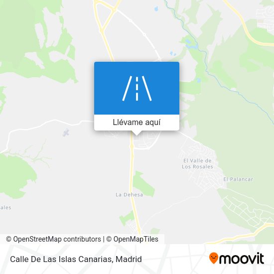 Mapa Calle De Las Islas Canarias