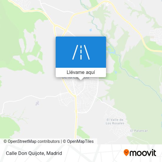 Mapa Calle Don Quijote