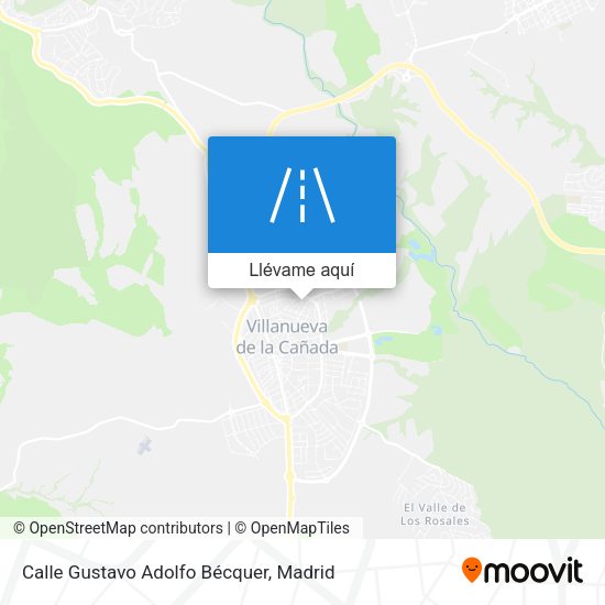 Mapa Calle Gustavo Adolfo Bécquer