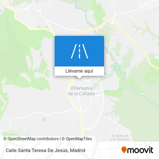 Mapa Calle Santa Teresa De Jesús
