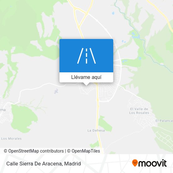 Mapa Calle Sierra De Aracena