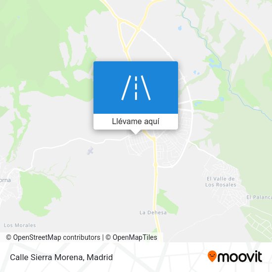 Mapa Calle Sierra Morena