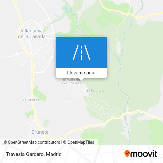 Mapa Travesía Garcero