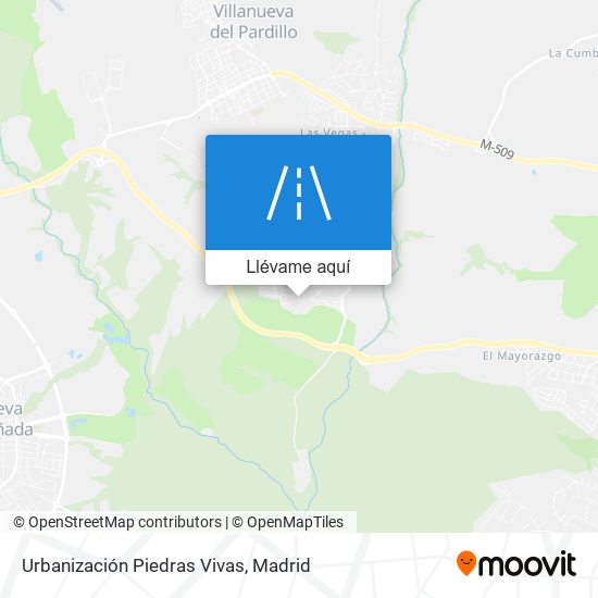 Mapa Urbanización Piedras Vivas