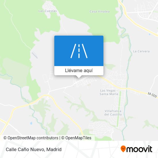 Mapa Calle Caño Nuevo