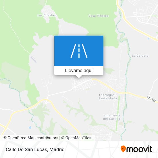 Mapa Calle De San Lucas