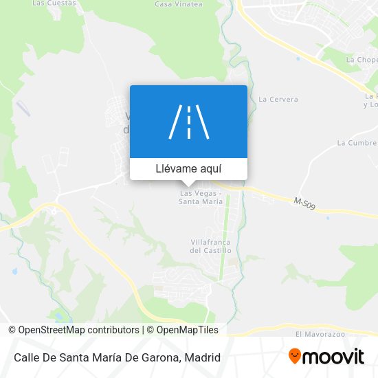 Mapa Calle De Santa María De Garona