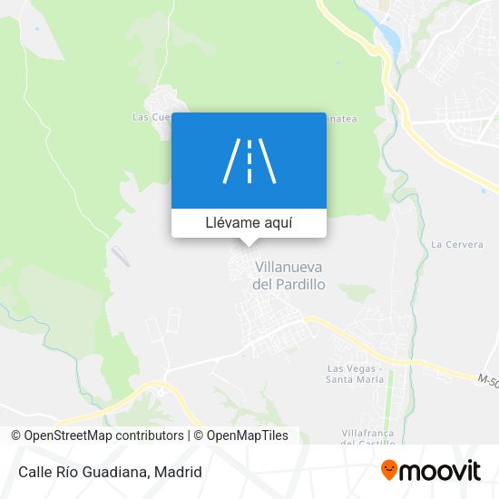 Mapa Calle Río Guadiana