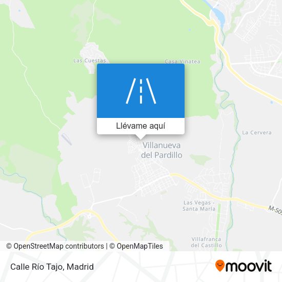 Mapa Calle Río Tajo