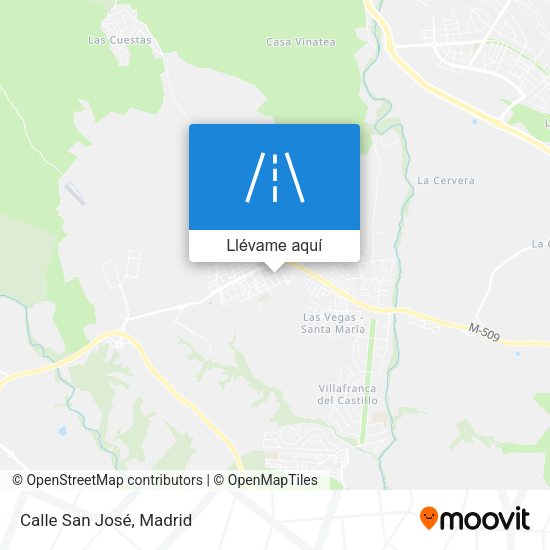 Mapa Calle San José
