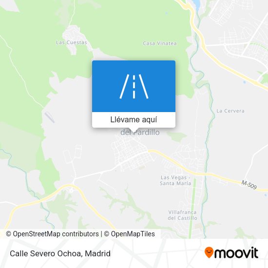 Mapa Calle Severo Ochoa