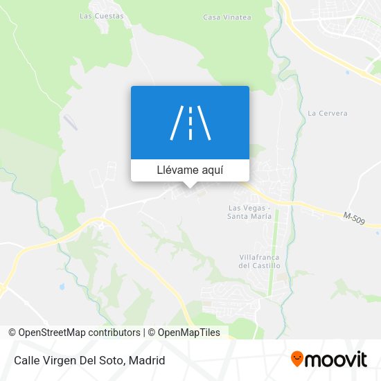 Mapa Calle Virgen Del Soto