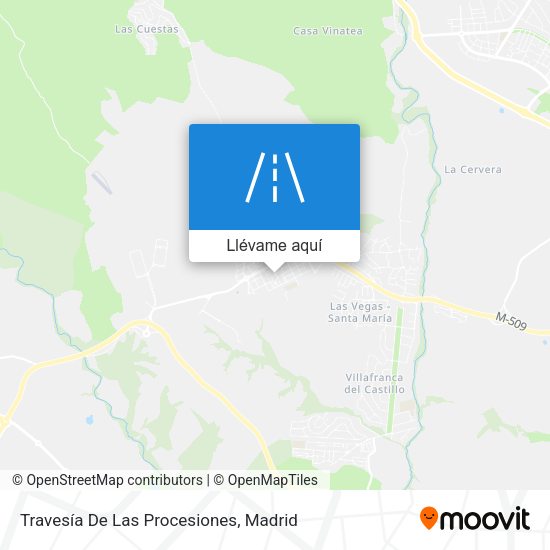 Mapa Travesía De Las Procesiones