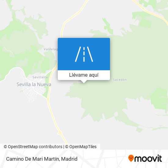 Mapa Camino De Mari Martín