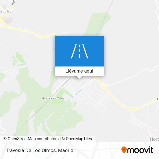 Mapa Travesía De Los Olmos