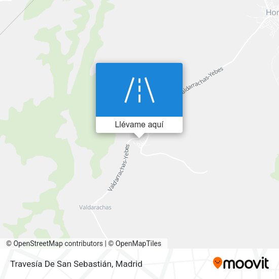 Mapa Travesía De San Sebastián