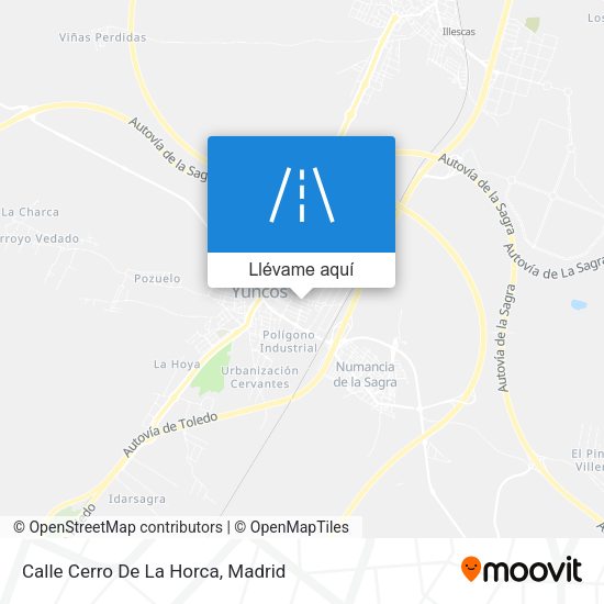 Mapa Calle Cerro De La Horca