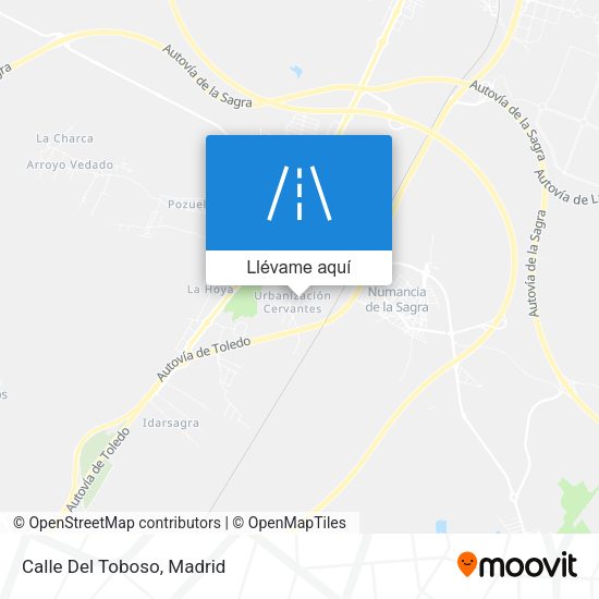 Mapa Calle Del Toboso