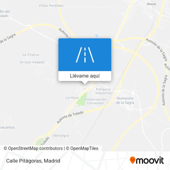 Mapa Calle Pitágoras