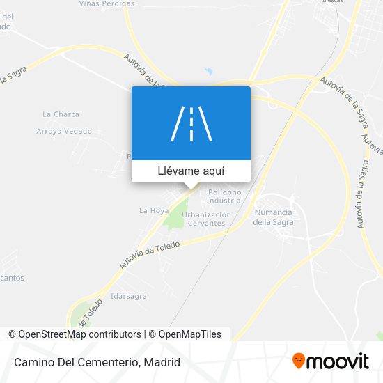 Mapa Camino Del Cementerio