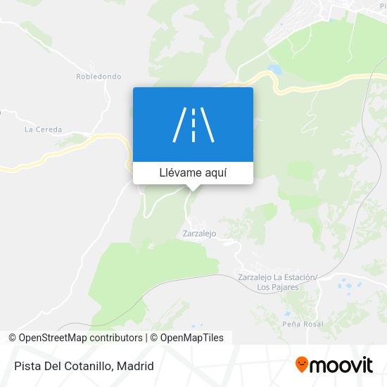 Mapa Pista Del Cotanillo