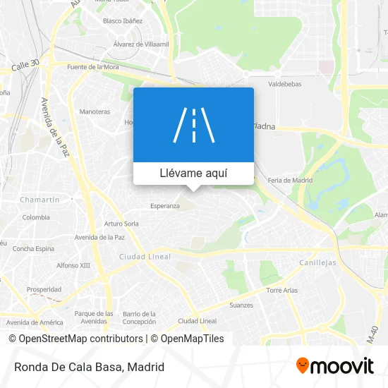 Mapa Ronda De Cala Basa