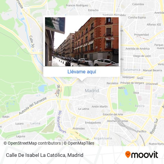 Mapa Calle De Isabel La Católica