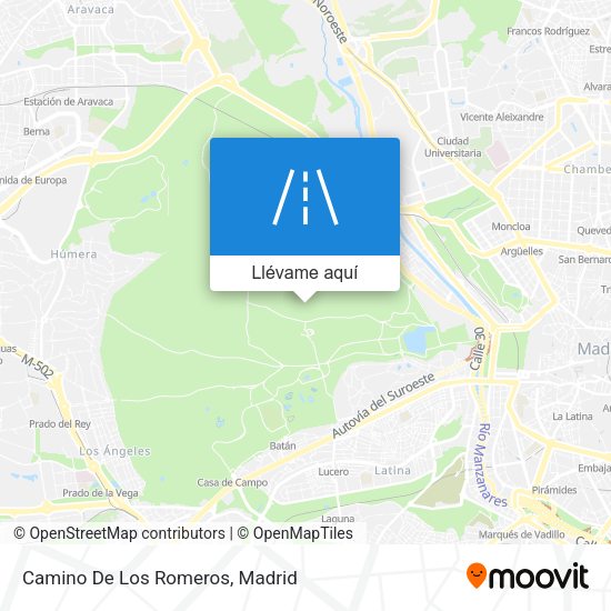 Mapa Camino De Los Romeros