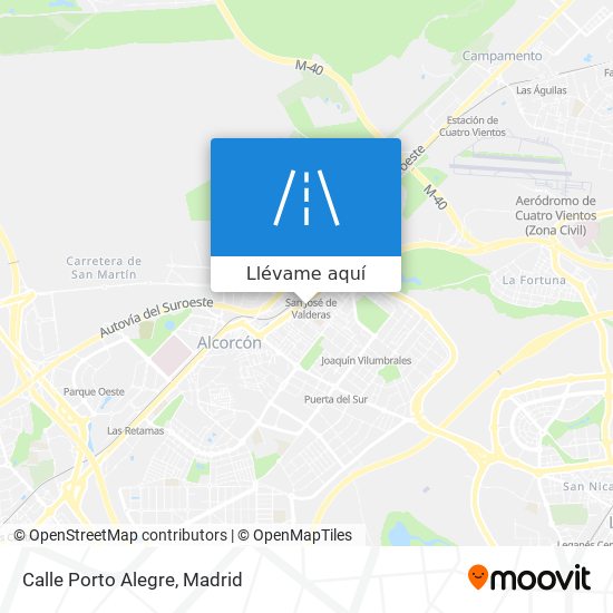 Mapa Calle Porto Alegre