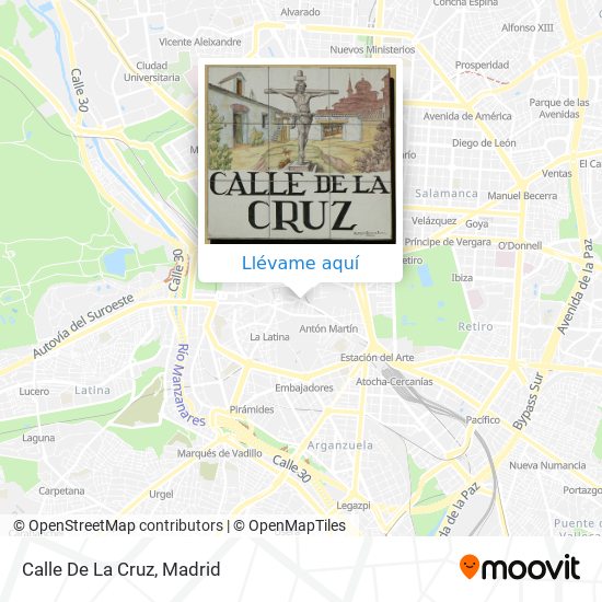 Mapa Calle De La Cruz