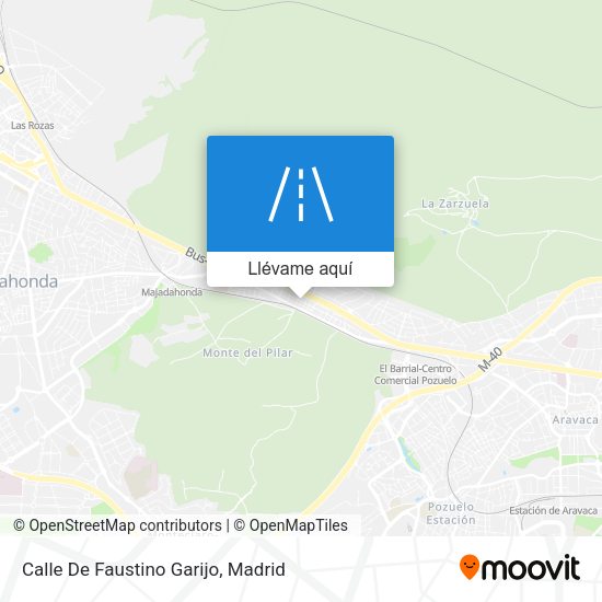 Mapa Calle De Faustino Garijo
