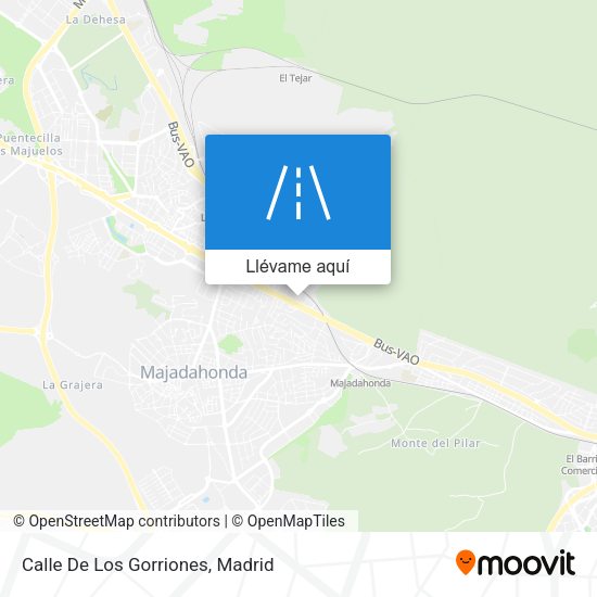 Mapa Calle De Los Gorriones