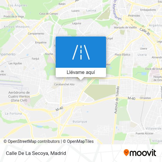Mapa Calle De La Secoya