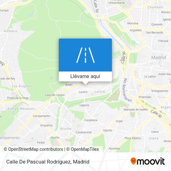Mapa Calle De Pascual Rodríguez
