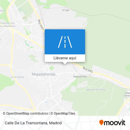 Mapa Calle De La Tramontana