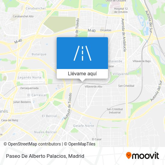 Mapa Paseo De Alberto Palacios