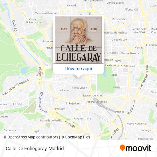 Mapa Calle De Echegaray