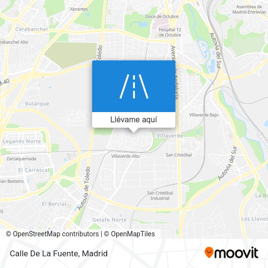 Mapa Calle De La Fuente