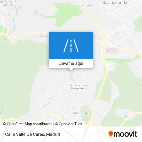 Mapa Calle Valle De Cares