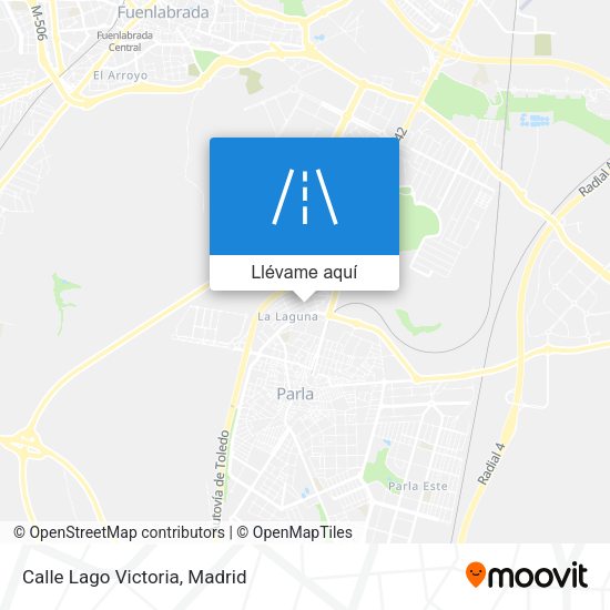 Mapa Calle Lago Victoria