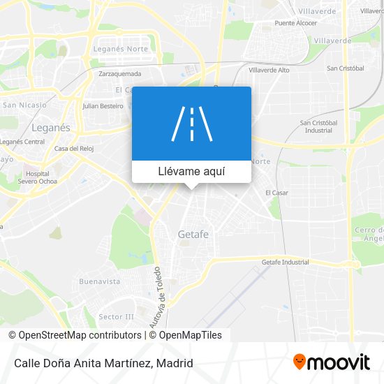 Mapa Calle Doña Anita Martínez