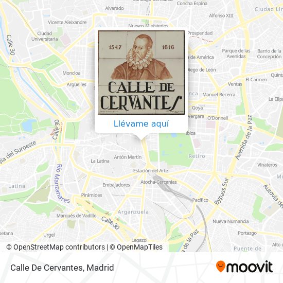 Mapa Calle De Cervantes