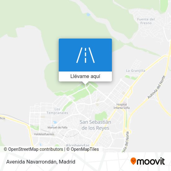 Mapa Avenida Navarrondán