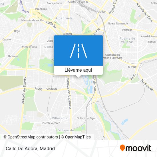 Mapa Calle De Adora