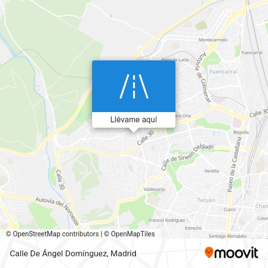 Mapa Calle De Ángel Domínguez