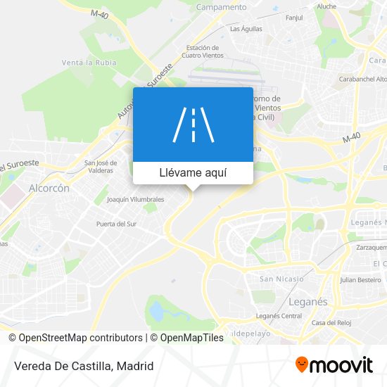Mapa Vereda De Castilla